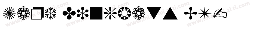 Zapf Dingbats BT字体转换